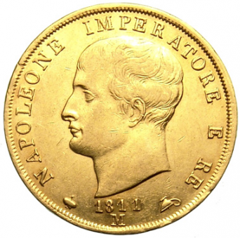 40 lire or napoléon I