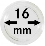 Capsules plastique 16 mm x10