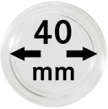 Capsules plastique 40 mm x10