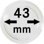 Capsules plastique 43 mm x10