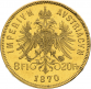 8 florins 20 francs or franz joseph I