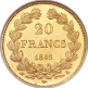 20 francs or louis philippe lauré