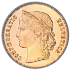 20 francs or helvetia suisse