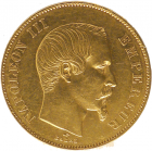 50 francs or napoléon III tête nue