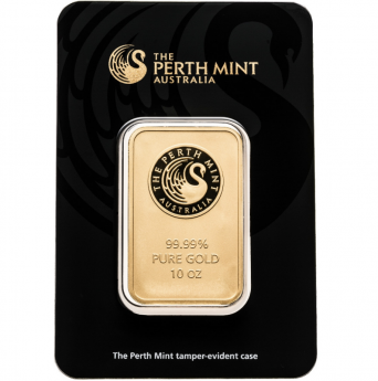 Lingot or 10 oz Perth Mint