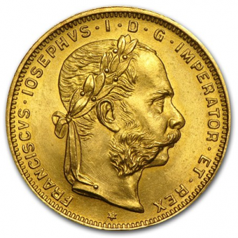 8 florins 20 francs or 1892 refrappe