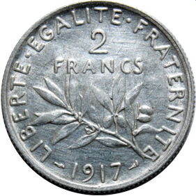 2 francs semeuse