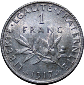 1 franc semeuse