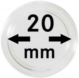 Capsules plastique 20 mm x10