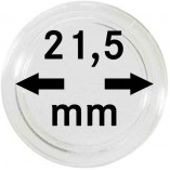 Capsules plastique 21.5 mm x10