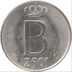 250 francs baudoin roi des belges argent