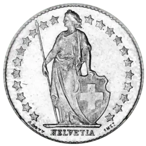 1 franc helvetia Suisse
