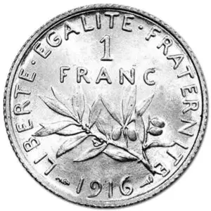 1 franc semeuse