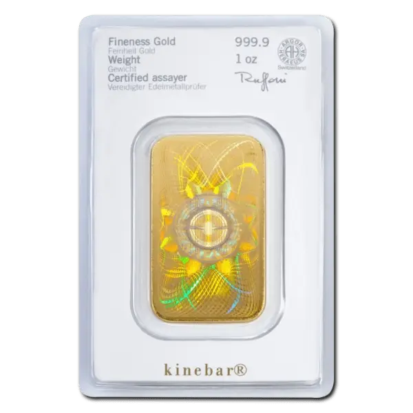 Lingot or 1 once heraeus kinebar