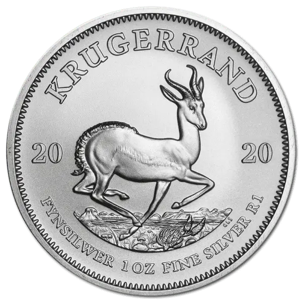 1 oz krugerrand 2020 argent – Image 2