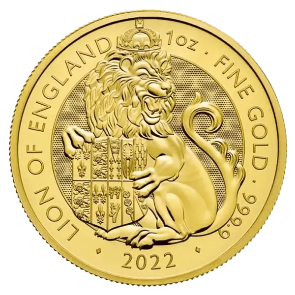 1 oz lion d'angleterre tudor beasts 2022