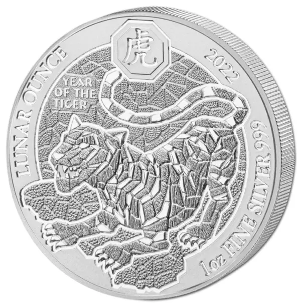 1 oz tigre lunar 2022