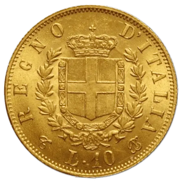 10 lire or vittorio emanuele II – Image 2