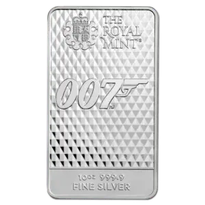 Lingot d'argent 10 oz diamants éternels