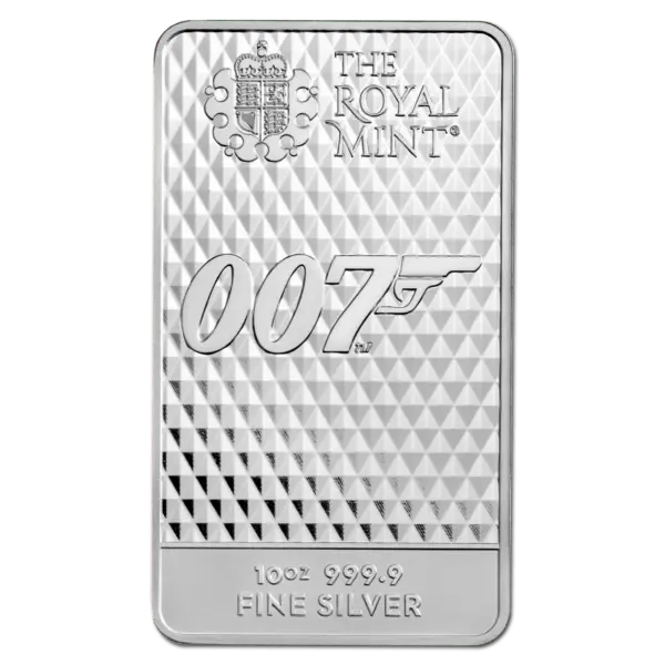 Lingot d'argent 10 oz diamants éternels