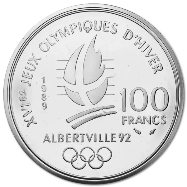 100 francs JO albertville 1992 – Image 5
