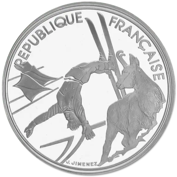 100 francs JO albertville 1992 – Image 2