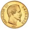 100 francs or napoléon III tête nue