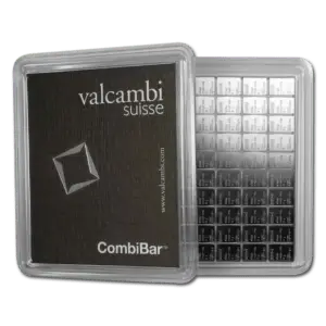 Lingot d'argent 100 x 1 g valcambi