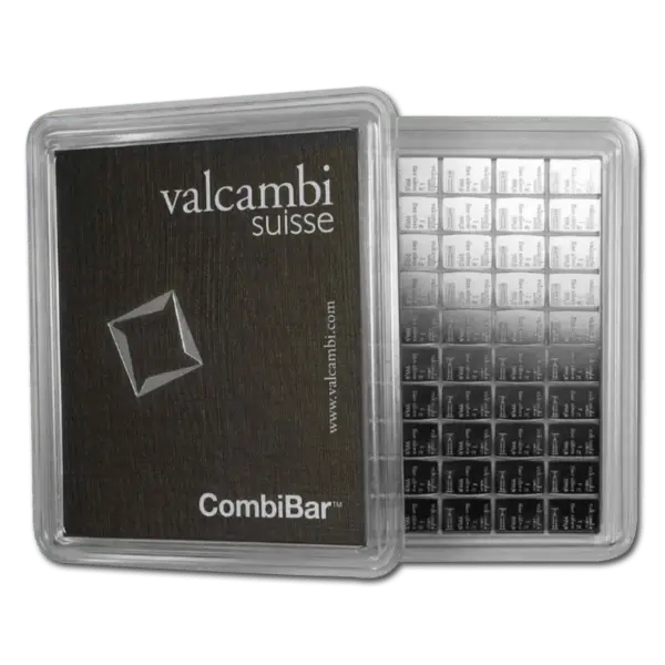 Lingot d'argent 100 x 1 g valcambi