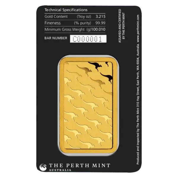 Lingot or 100 g perth mint – Image 2