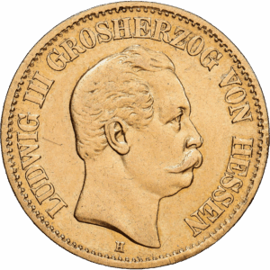 10 mark 1875 darmstadt ludwig III or #1648