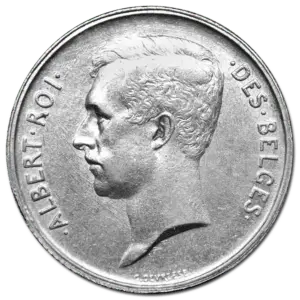 2 francs belgique argent