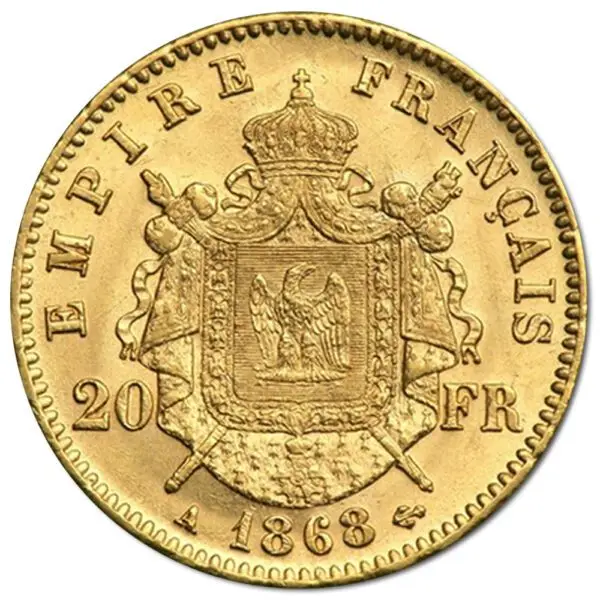 20 francs or napoléon III – Image 3