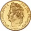 20 francs or louis philippe lauré