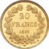 20 francs or louis philippe lauré – Image 2