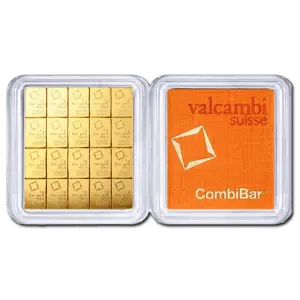 Lingot or 20 x 1 g combi bar valcambi