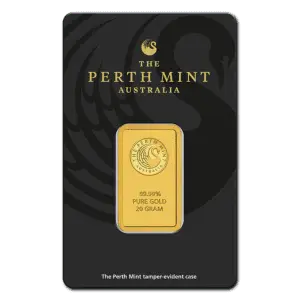 Lingot or 20 g perth mint