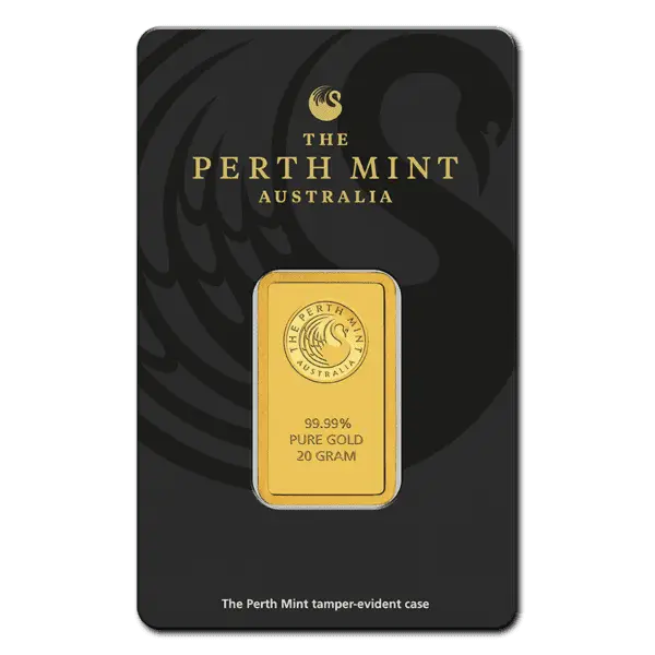 Lingot or 20 g perth mint