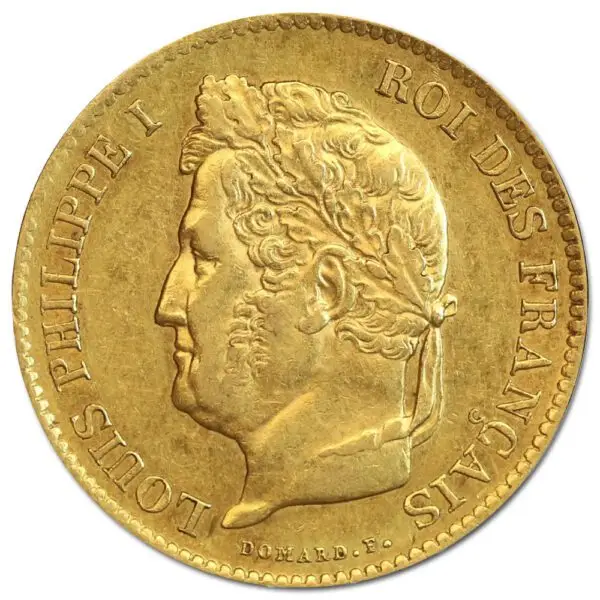 40 francs or louis philippe