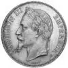 5 francs napoléon III tête laurée
