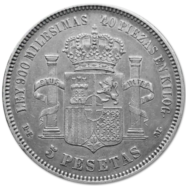 5 pesetas amédée 1er – Image 2