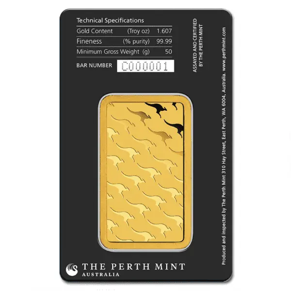 Lingot or 50 g perth mint – Image 2