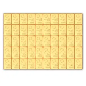 Lingots or 50 x 1 g combi bar
