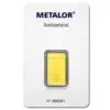 Lingot or 5 g metalor suisse