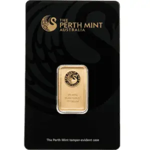 Lingot or 10 g perth mint
