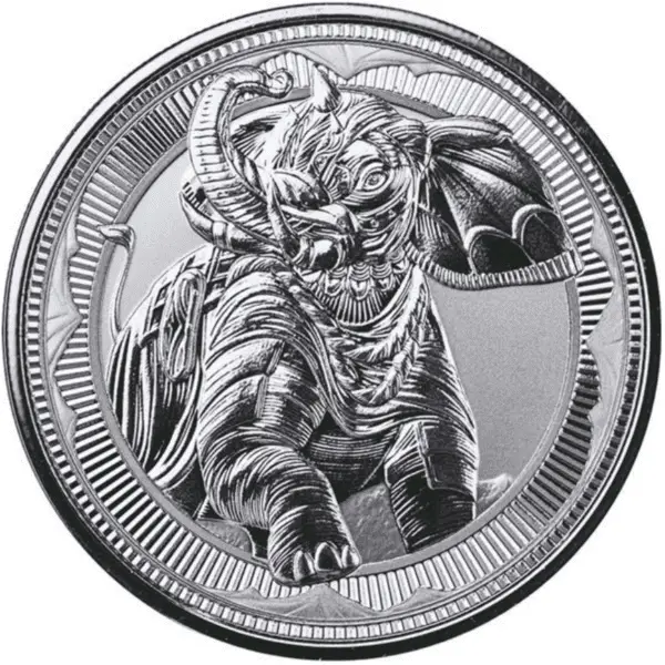 1 oz éléphant de guerre 2023