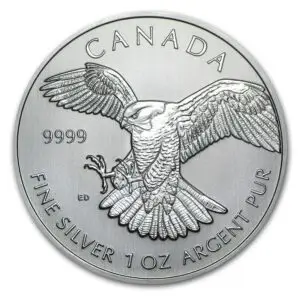 1 oz faucon pèlerin 2014