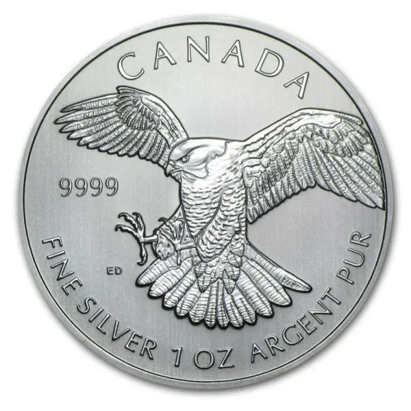 1 oz faucon pèlerin 2014