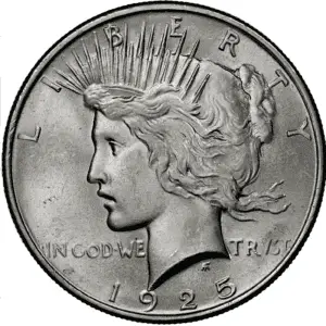1 dollar peace argent