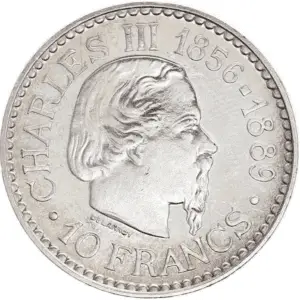 10 francs rainier III